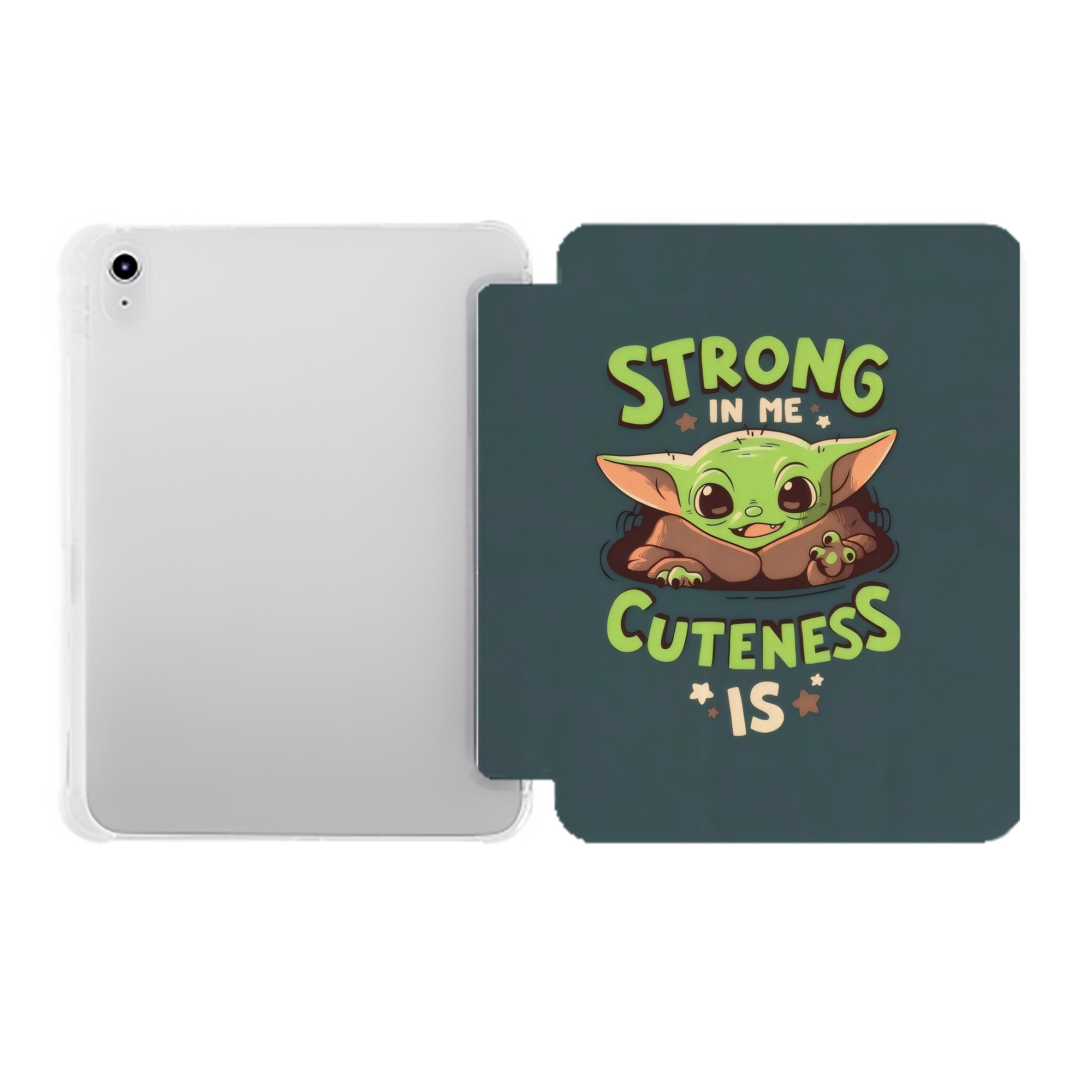 （画像用） スター・ウォーズ Star Wars IPad ケース ペン収納付き 三つ折りスタンド PUレザー×シリコン 対応機種9.5/10.5/10.9インチ